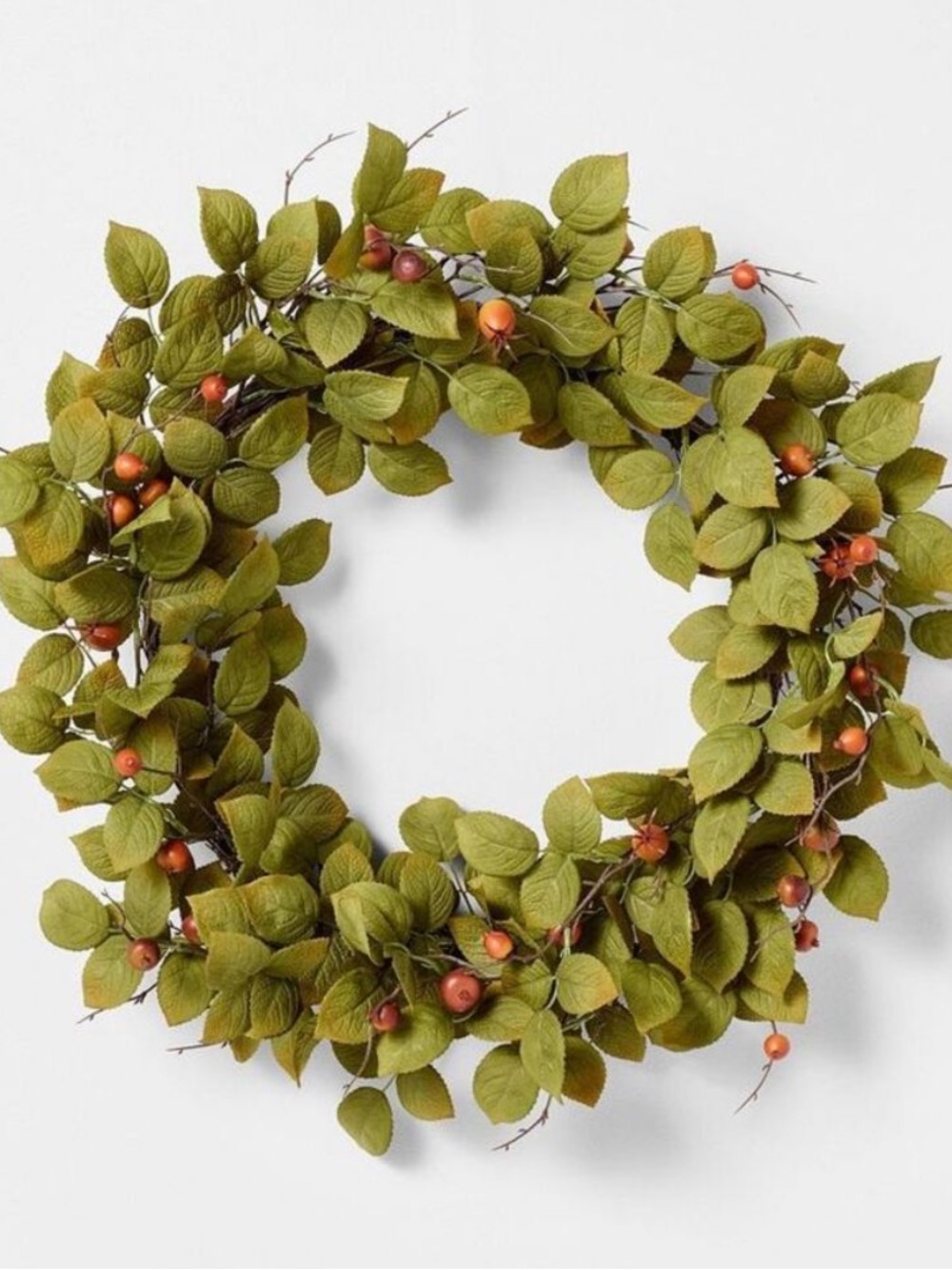 26” Wild Berry Artificial Wreath Threshold designed with Studio McGee
